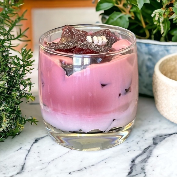 ⚠️SALE Candle // Handmade Purple Cream Drink Shaped Candle SEND OFFERS🥳 - Picture 2 of 6